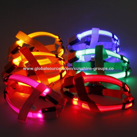 Arnés luminoso LED para perros pequeños, medianos y grandes, arnés para perros, arnés de tracción para paseos de perros, arnés para mascotas