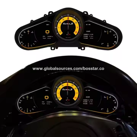 Painel de instrumentos digital LCD para carro Porsche Cayenne 2010-2016, velocímetro automático for sale at factory direct price
