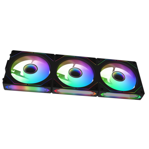 12025 Nouveau Design 12v RGB Argb PC Ventilateur 120mm En Plastique Miroir CPU Refroidisseur pour Ordinateur de Jeu Cas 3pin Puissance Interface