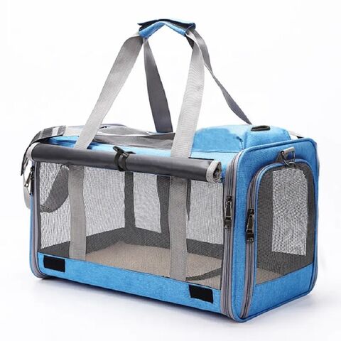 Bolsa de transporte transpirable para mascotas con ventana de malla, bolsa de hombro para gatos, gran capacidad, plegable, para perros y gatos, bolsa para mascotas for sale at factory direct price