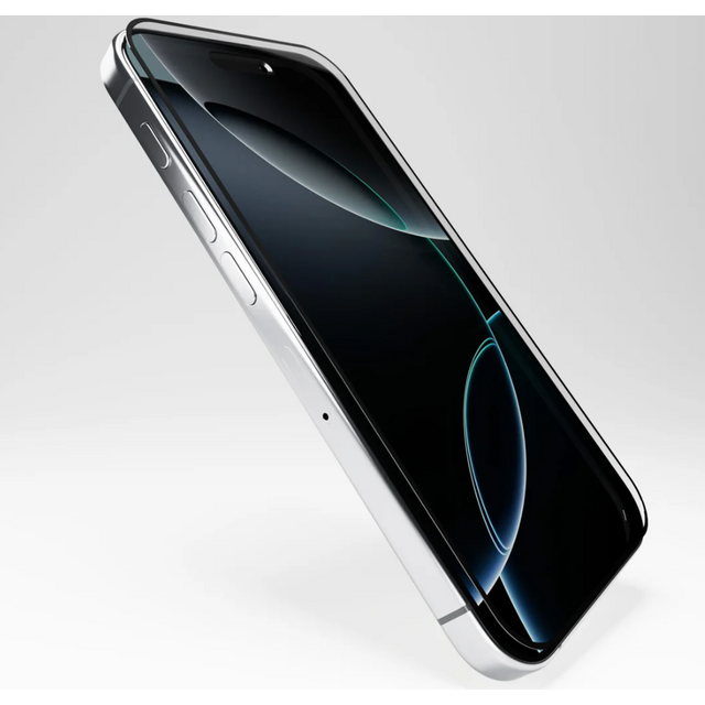 Protecteur d'écran de confidentialité antichoc 3X renforcé pour iPhone 16 Pro Max, verre trempé haute clarté pour iPhone série 16