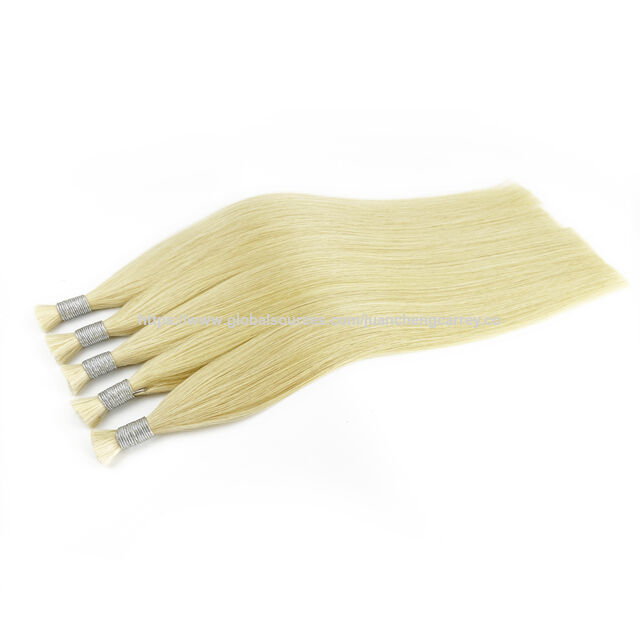 Cheveux Humains en Vrac Non Transformés, Bruts, Double Épaisseur, Vierges, Extensions de Cheveux en Vrac for sale at factory direct price