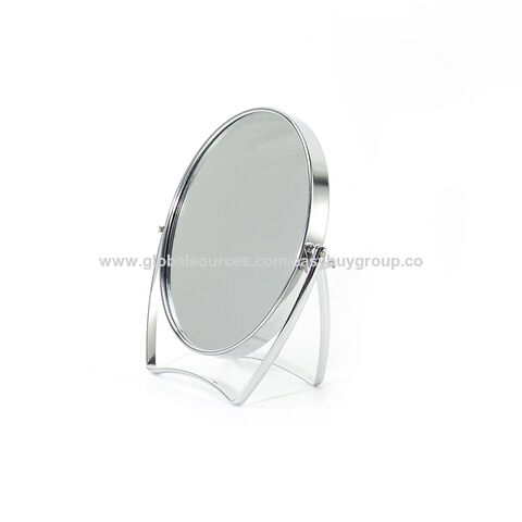 Espelhos de maquilhagem Espelho de maquilhagem de mesa Rotação de 360 graus HD de dupla face Espelho de toucador dobrável para quarto for sale at factory direct price