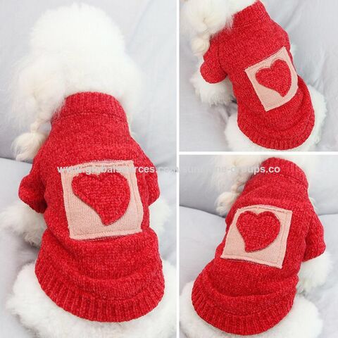 Suéter para mascotas, ropa para cachorros, Teddy, Corgi, perro pequeño, Bichón Frisé, ropa de otoño e invierno para gatos, estilo grueso de invierno for sale at factory direct price