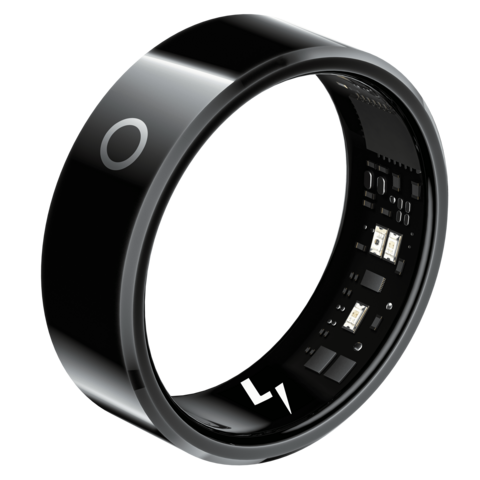 Bague Connectée avec Détection de Mouvement pour Jeux + Surveillance de la Santé Cardiaque + Surveillance du Sommeil 24h/24 + Suivi d'Activité + Tactile + 7 Jours d'Autonomie