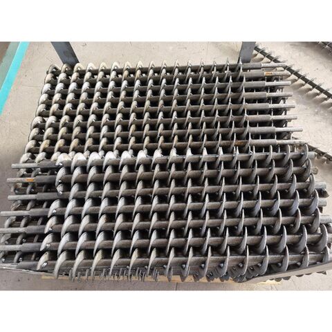 Carbon Steel Spiral Drill Rod Rig Auger Drill Pipe Forged Geological Exploration Tool with Blades for Well Drilling