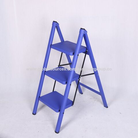 Estanterías de almacenamiento para escalera, pequeña escalera multifuncional, escalera de espiga engrosada de acero al carbono para uso doméstico, soporte para flores for sale at factory direct price