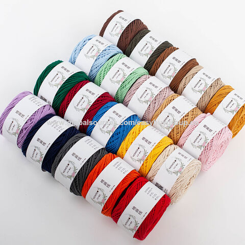 Cuerda de yute, hilo de algodón y lino de 15 hebras para tejer sombreros, bolsos con diseño tipo gofre y hebras combinadas de hilo de crochet