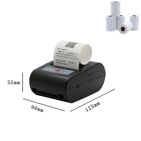 58mm Mini Drahtloser Bluetooth Thermobon-Drucker Tragbarer Kontakt Handy Abrechnungsdruckmaschine für Kleinunternehmen
