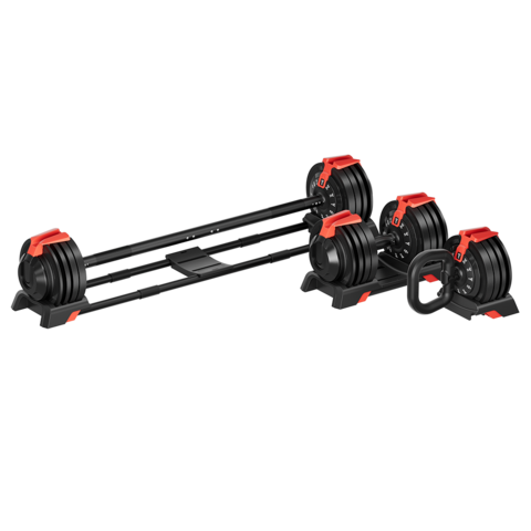 Multifunktionales Hantelset für Heimfitness, freie Gewichtseinstellung for sale at factory direct price