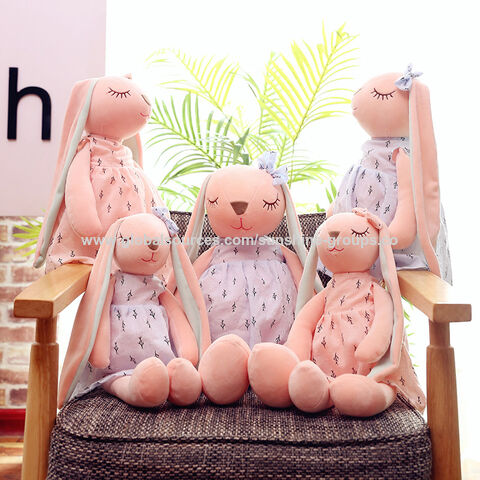 Poupée Lapin de Pâques, cadeau pour enfants, poupée apaisante, jouet en peluche super doux, cadeau pour bébé, peluches personnalisables.