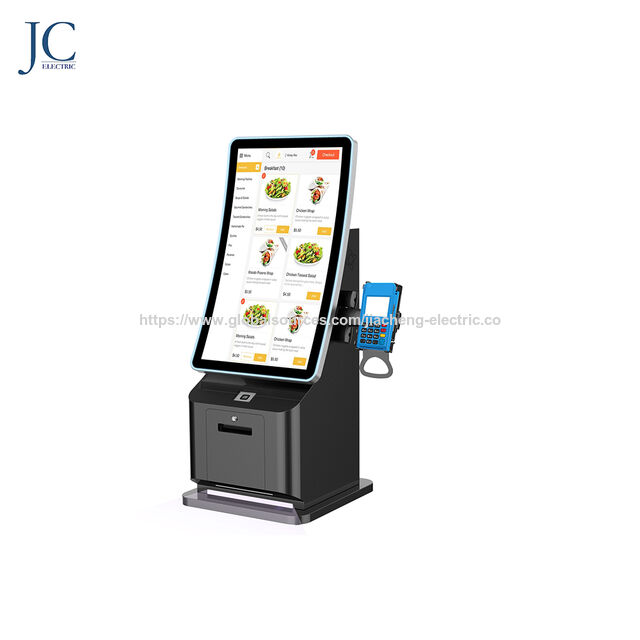 Kios Pemesanan Mandiri Desktop Terjangkau dengan Layar Sentuh, Printer Resi Terpasang, dan Pembayaran Aman untuk Restoran dan Ritel for sale at factory direct price