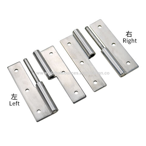Bisagras duraderas de acero inoxidable 304 para puertas de gabinetes industriales, desmontables