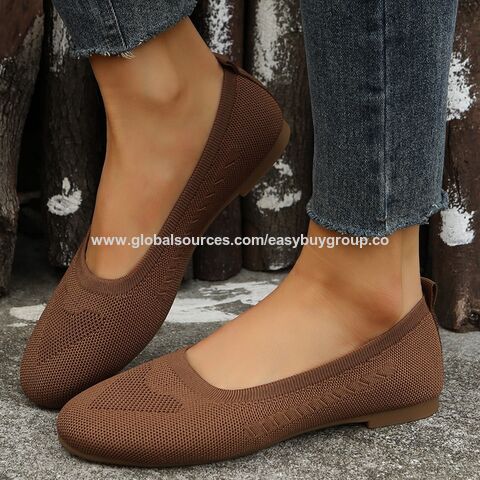 Buy China Wholesale Women's Flat Casual Shoes Fashionable Plus Size ...