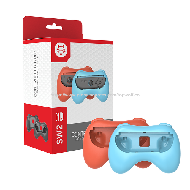 Empuñaduras Joy-Con para Nintendo Switch 2 (2 unidades) - Fácil instalación, ajuste preciso, acceso total a los botones, color personalizable