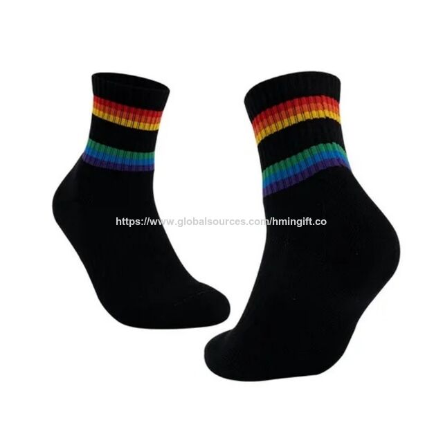 Chaussettes de sport de badminton personnalisées, mi-mollet, anti-humidité et anti-odeur