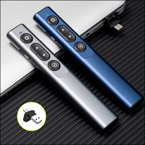 Cuerpo de aleación de aluminio Presentador Clicker Inalámbrico Láser Presentador for sale at factory direct price