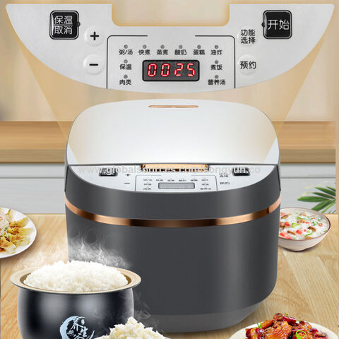 Hot Grey Gold 900w Rice Cooker Kitchen Utensils 220v/110v 50hz Rice ...
