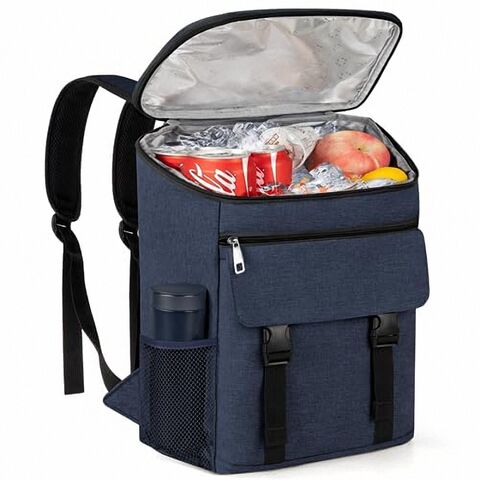 Tragbarer Outdoor-Rucksack, Multifunktionaler Picknick-Kühlrucksack, Isolierte Kühltasche, PEVA-Kühlrucksack