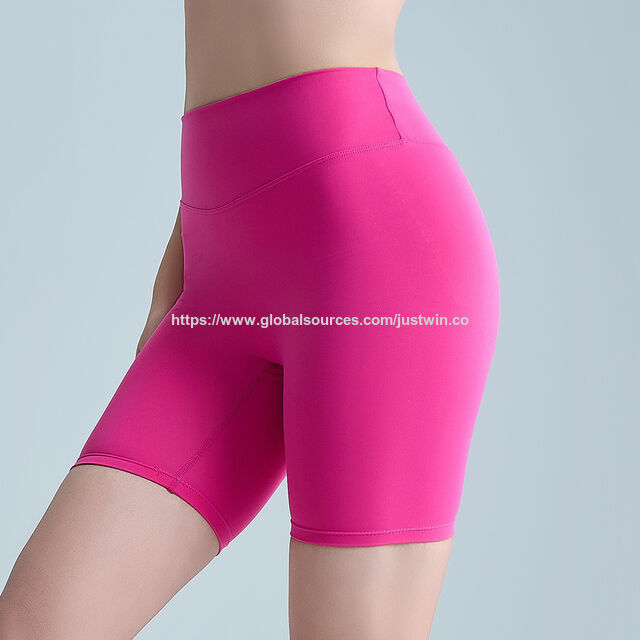 Short de sport taille haute pour femmes, rehaussement des fesses, vêtements de yoga moulants pour course et fitness