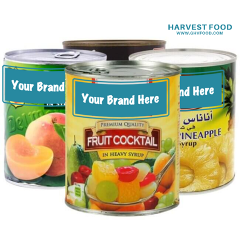 Salade de cocktail de fruits en conserve en gros 425ml 850ml 3000ml, offre directe d'usine de fruits mélangés en conserve, salade de fruits biologique