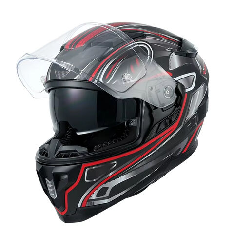 Casque de moto intégral personnalisé haut de gamme avec certification DOT, casque de course de moto de sport for sale at factory direct price