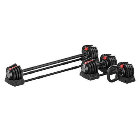 Frei verstellbares 3-in-1 Hantelset für Fitness, Heimgebrauch und Studio - Ideal für Krafttraining und Muskelaufbau for sale at factory direct price