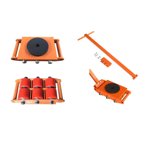 Carrinhos e patins para movimentação de máquinas com plataforma giratória para transporte industrial for sale at factory direct price