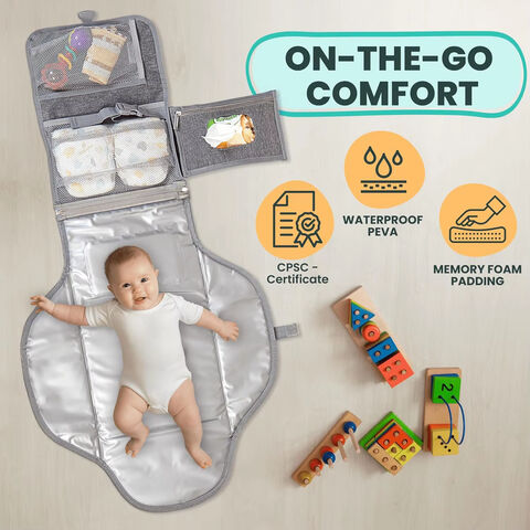 Estación Cambiador Portátil para Bebé Impermeable Extendido de Venta Caliente para Recién Nacidos - Cambiador de Pañales for sale at factory direct price
