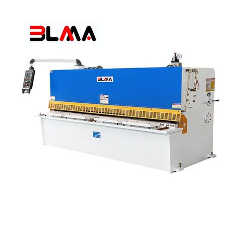 BLMA QC12K 6x3200 ماكينة قص ألواح الصلب الهيدروليكية ذات العارضة المتأرجحة، ماكينة قص أوتوماتيكية للبيع