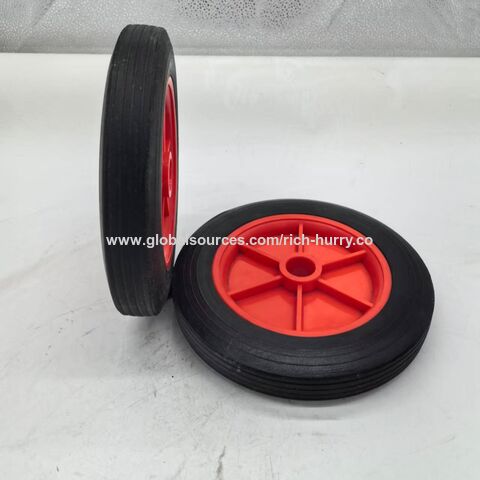 Bulk Buy China Wholesale 9 Inch Solid Rubber Wheel For