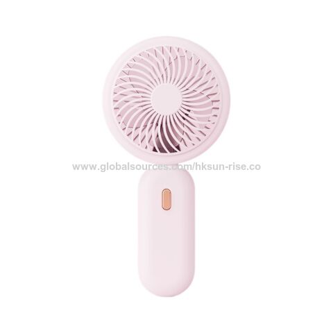 Mini Ventilador Elétrico Portátil USB de Mão, Alta Qualidade, 3 Velocidades, Pequeno Ventilador Vertical de Mesa, Ventilador de Refrigeração de Ar for sale at factory direct price