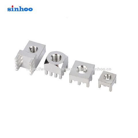 High Current Pcb Terminal Block (7461101 ) , Copper Screw Connector For