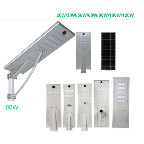 80W Engineering 200lm/W Hocheffiziente integrierte Solar LED Straßenlaterne 20 30 40 50 60 80 100 120 Watt ab Werk for sale at factory direct price