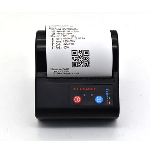 80mm Handheld Mini Bill Printer Wireless Portable Mini Thermal Receipt ...