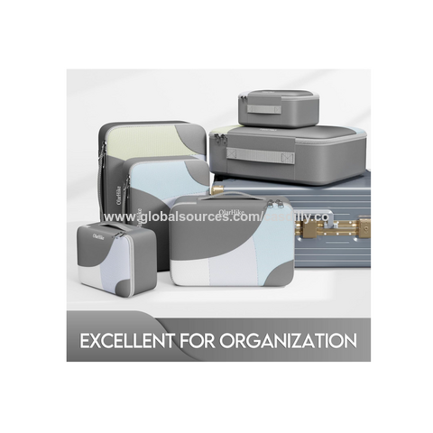 6 Set Packing Cubes for Travel, 3 Various Size Luggage Organizer Bags for Travel Accessories & Essentials, Storage Cubes for Carry for sale at factory direct price