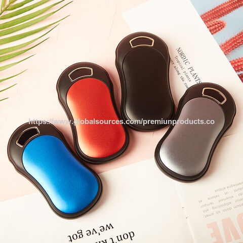  chauffe-mains 2 en 1 avec batterie externe 10000mAh, chauffage double face
