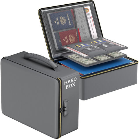 Buy China Wholesale Fireproof Document Box Hard Case Fire And Water ...