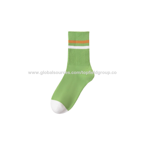 Benutzerdefinierte Socken Frühling Sommer Kinder Socken Dünne Reine Baumwolle Kinder Socken Jungen Mädchen Doppel Nadel Mittleres Rohr Nahtlose Farbige Socken