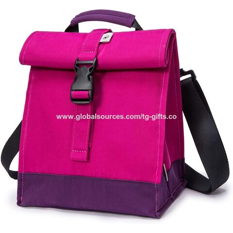 Sac à déjeuner isotherme, boîte à lunch, sac isotherme, sac isolant en feuille d'aluminium, à enrouler, sac à dos réfrigéré moyen for sale at factory direct price