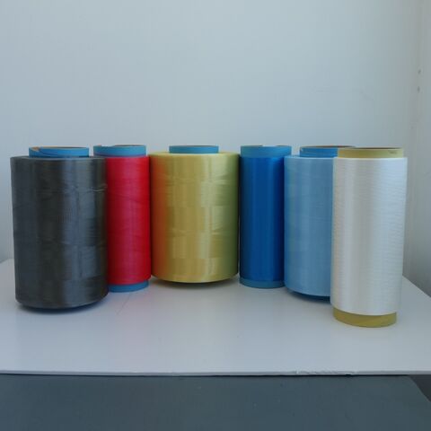 Fibra UHMWPE Hmpe de Color 15D-6400d para Línea de Pesca, Cuerda y Tejido for sale at factory direct price