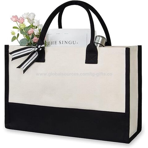 Sac à main en toile personnalisé avec photo, texte, logo, sac de courses cabas grande capacité, sac en toile laminé avec logo d'entreprise, personnalisation