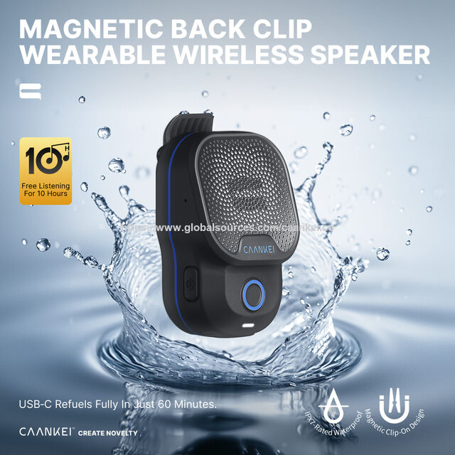 Caankei Outdoor Hands Free Sport Wireless Wearable Speaker Tws 4w