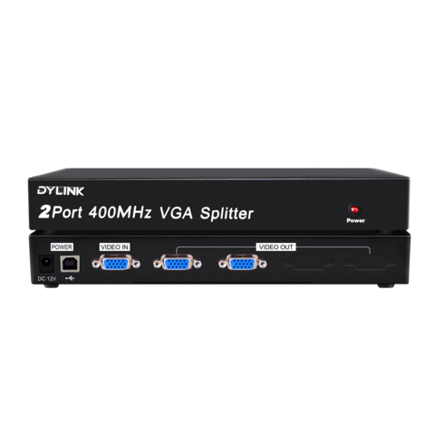 Splitter Video VGA 2 Port - Distributor Sinyal VGA untuk B2B