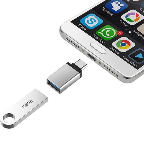 Mini Conversor Tipo C USB 3.1 Macho para USB 3.0 Fêmea Adaptador OTG Conector Carcaça de Metal para Celular Notebook for sale at factory direct price