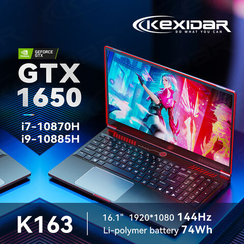 Laptop de Alto Desempenho de 16,1 polegadas Intel I7 I9 RTX3060 16GB RAM + 512G Armazenamento Laptops para Jogos