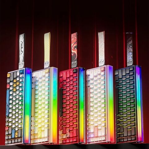 AULA HERO 68HE Ultra Gaming Keyboard Wired Carbon Fibre PCB 8KHZ CNC 0.005RT HIFI Mechanical Keyboard Magnetic Switch E-sport for sale at factory direct price