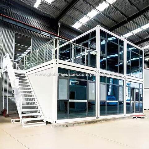 Recycle Prefab Container House Foldable Container Home Flat Pack Office ...