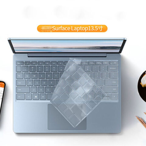 فيلم حماية لوحة مفاتيح TPU شفاف لجهاز Microsoft Surface Laptop مقاس 13.6 بوصة A2485، غطاء واقٍ من الغبار للوحة مفاتيح الكمبيوتر المحمول
