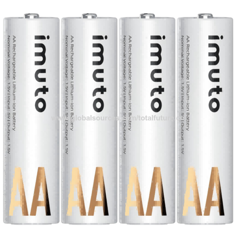 AA 1.5V Wiederaufladbarer Lithium-Ionen-Akku 3600mWh Li-Ion Akku für Spielzeug, Türklingeln, Fernbedienungen